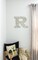 Rustic Farmhouse Large 16" White Decorative Monogram Wood Letter